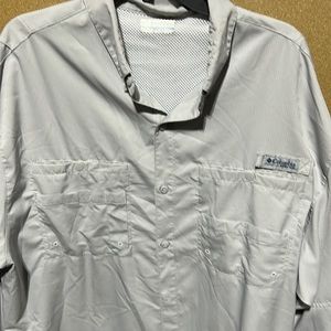 Columbia men’s PFG long sleeve button up shirt (size XL)